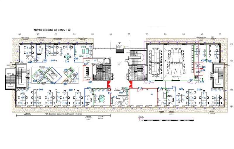 Location de bureau de 1 050 m² à Voisins-le-Bretonneux - 78960 plan - 1