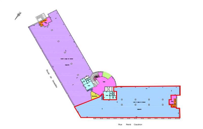 Location de bureau de 986 m² à Voisins-le-Bretonneux - 78960 plan - 1