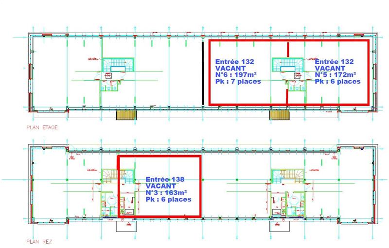 Location de bureau de 163 m² à Wambrechies - 59118 plan - 1