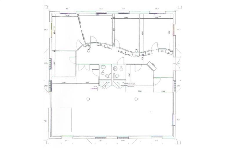 Location de bureau de 375 m² à Wambrechies - 59118 plan - 1