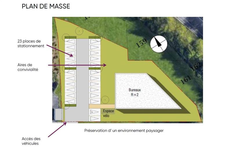 Location de bureau de 900 m² à Wasquehal - 59290 plan - 1