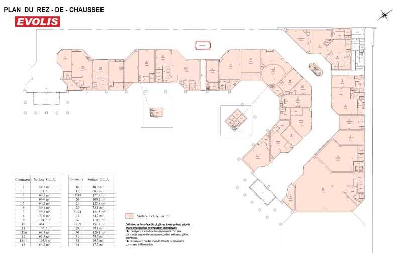 Location de local commercial de 18 m² à Angles - 30133 plan - 1