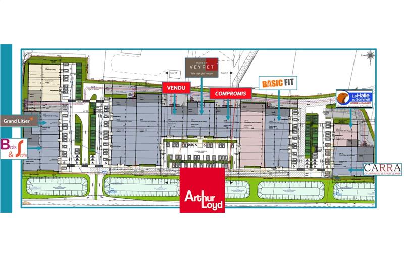 Location de local commercial de 2 950 m² à Anse - 69480 plan - 1