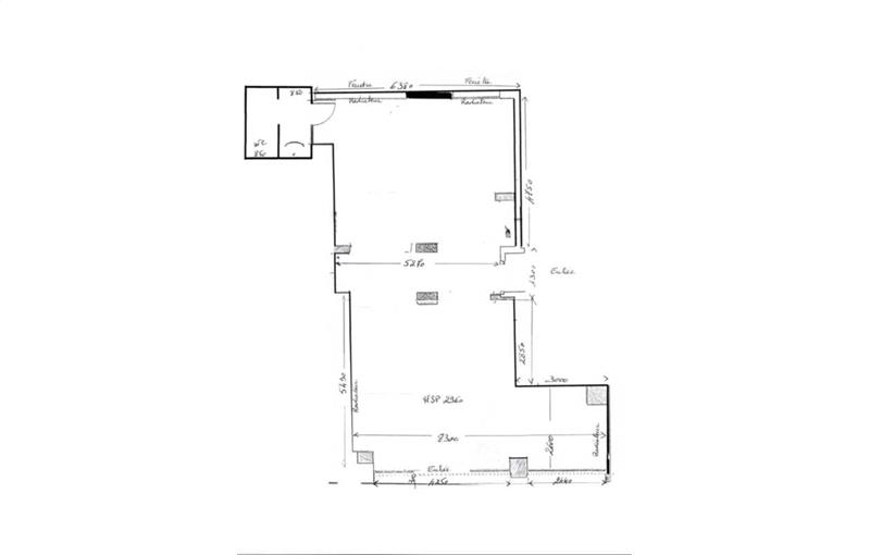 Location de local commercial de 80 m² à Boulogne-Billancourt - 92100 plan - 1