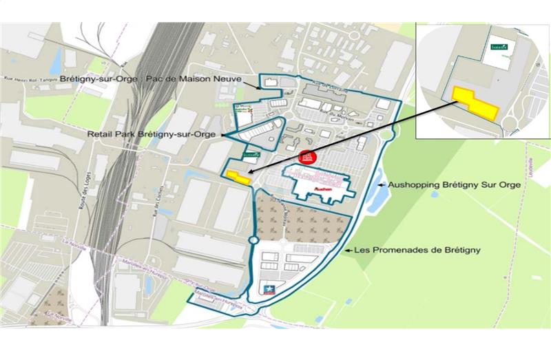 Location de local commercial de 395 m² à Brétigny-sur-Orge - 91220 plan - 1