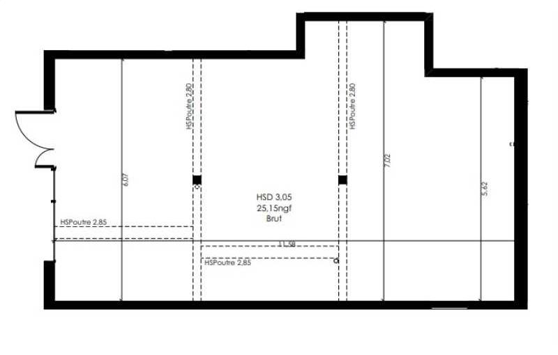 Location de local commercial de 71 m² à Carbon-Blanc - 33560 plan - 1