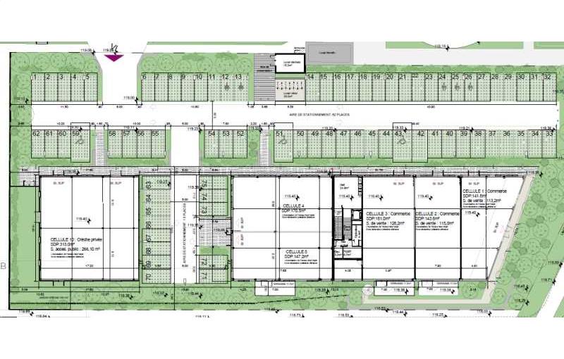 Location de local commercial de 466 m² à Chalifert - 77144 plan - 1