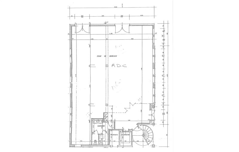 Location de local commercial de 156 m² à Champagne-au-Mont-d'Or - 69410 plan - 1