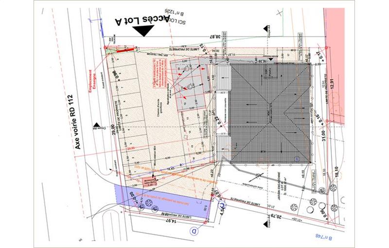 Location de local commercial de 110 m² à Lavalette - 31590 plan - 1