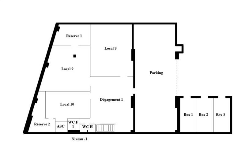 Location de local commercial de 428 m² à Le Kremlin-Bicêtre - 94270 plan - 1