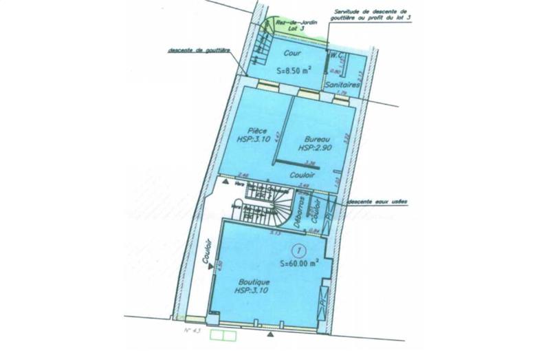 Location de local commercial de 74 m² à Mantes-la-Jolie - 78200 plan - 1