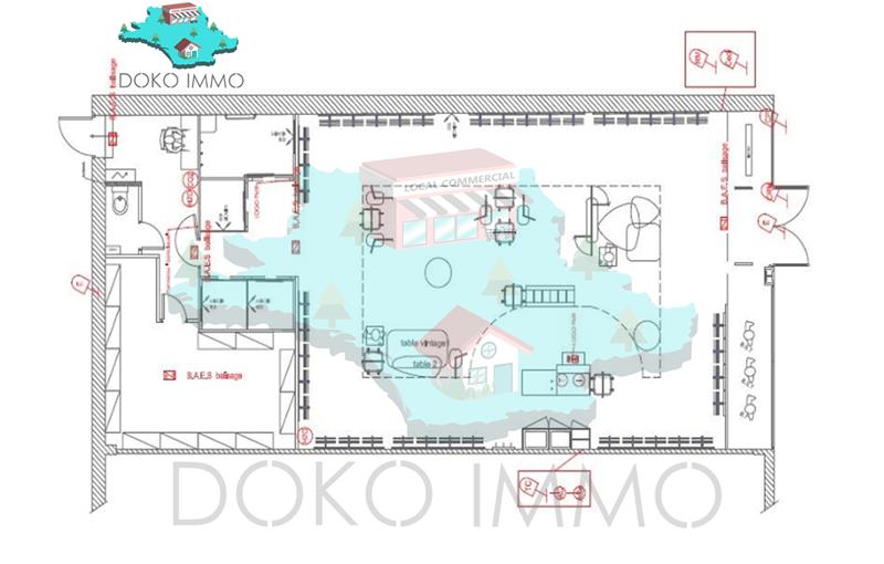 Location de local commercial de 141 m² à Montluçon - 03100 plan - 1