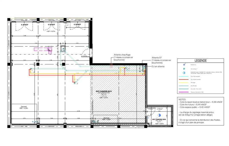 Location de local commercial de 133 m² à Nantes - 44000 plan - 1