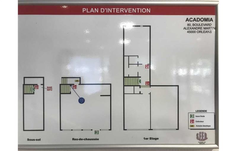 Location de local commercial de 91 m² à Orléans - 45000 plan - 1