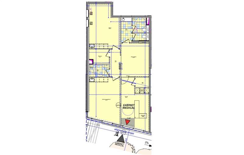 Location de local commercial de 292 m² à Osny - 95520 plan - 1