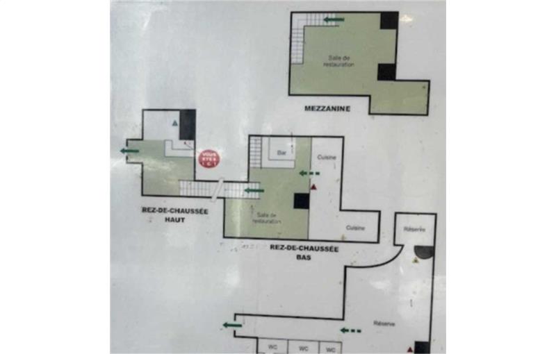 Location de local commercial de 195 m² à Paris 1 - 75001 plan - 1