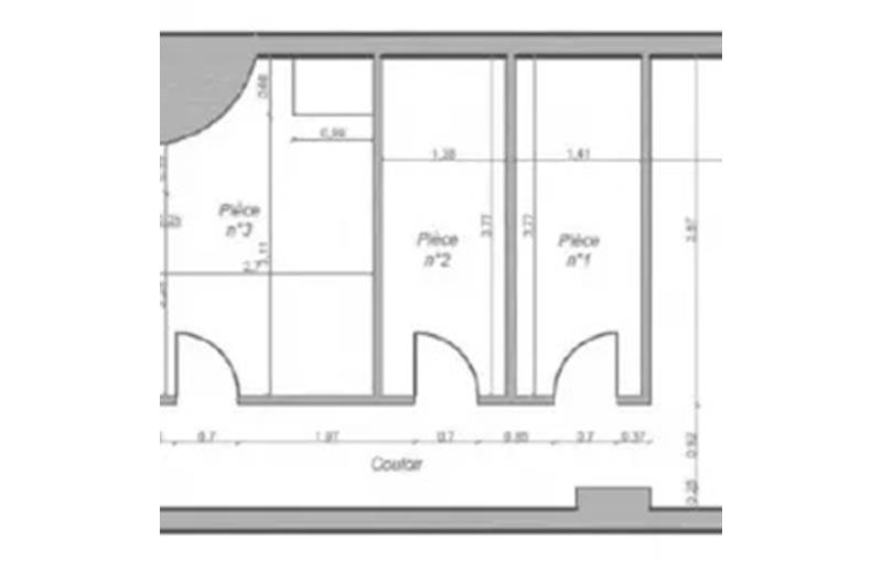 Location de local commercial de 120 m² à Paris 1 - 75001 plan - 1