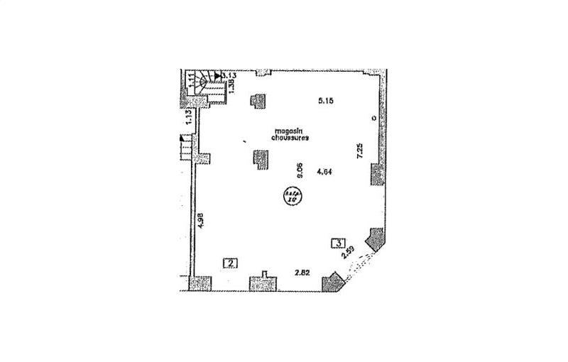 Location de local commercial de 155 m² à Paris 1 - 75001 plan - 1