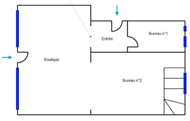 Location de local commercial de 91 m² à Paris 11 - 75011 plan - 1