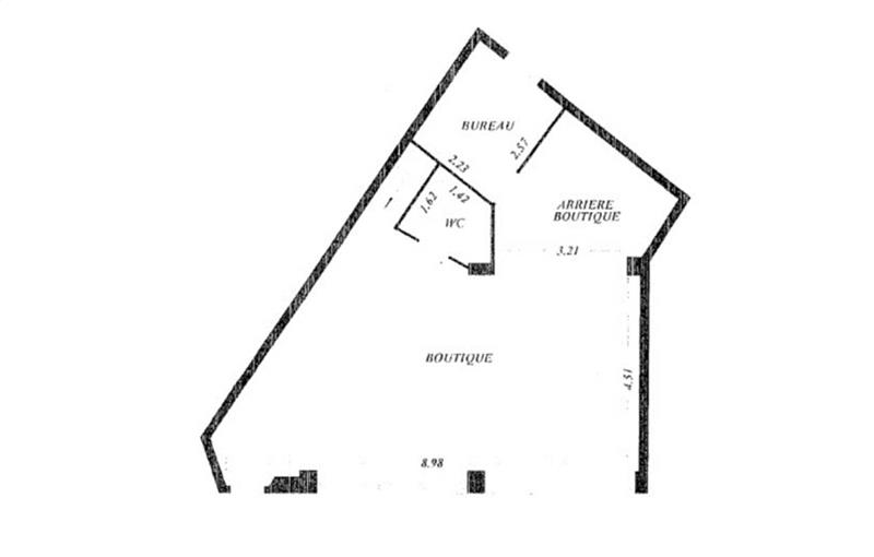 Location de local commercial de 125 m² à Paris 15 - 75015 plan - 1