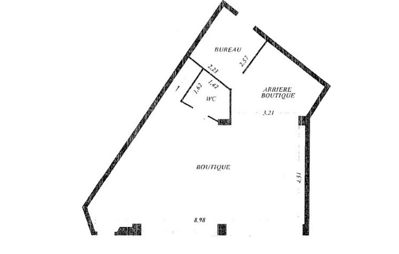 Location de local commercial de 114 m² à Paris 15 - 75015 plan - 1