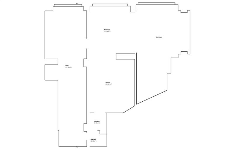 Location de local commercial de 170 m² à Paris 15 - 75015 plan - 1