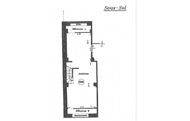 Location de local commercial de 185 m² à Paris 16 - 75016 plan - 1