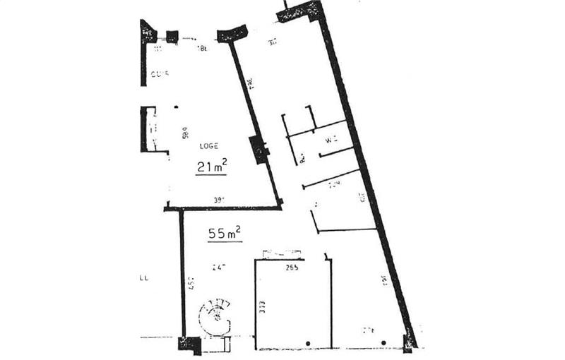 Location de local commercial de 101 m² à Paris 16 - 75016 plan - 1