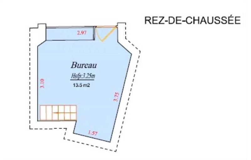 Location de local commercial de 28 m² à Paris 18 - 75018 plan - 1