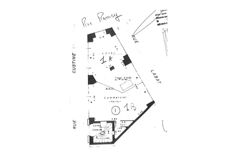 Location de local commercial de 75 m² à Paris 18 - 75018 plan - 1