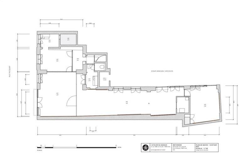 Location de local commercial de 125 m² à Paris 4 - 75004 plan - 1