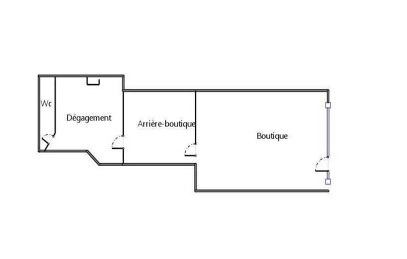 Location de local commercial de 35 m² à Paris 6 - 75006 plan - 1