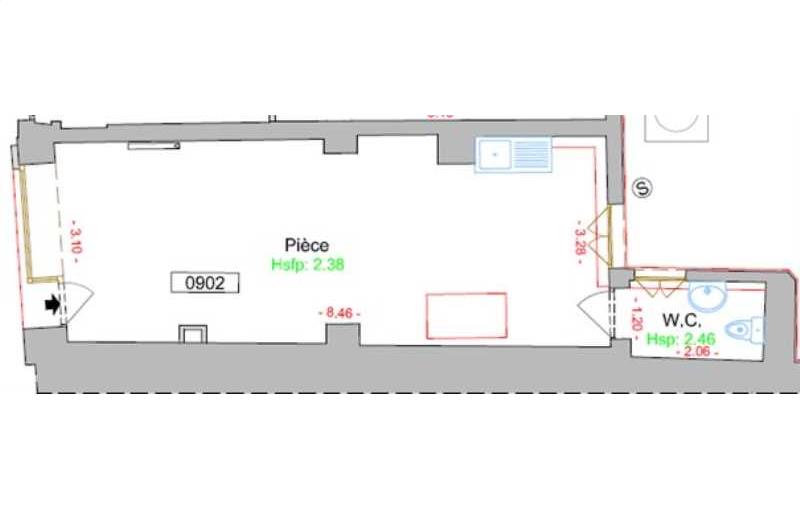 Location de local commercial de 41 m² à Paris 9 - 75009 plan - 1