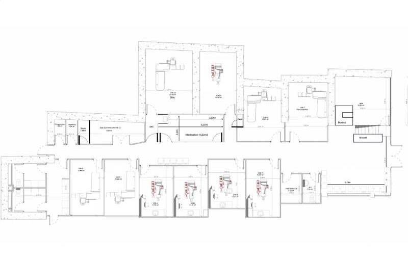 Location de local commercial de 250 m² à Saint-Cloud - 92210 plan - 1