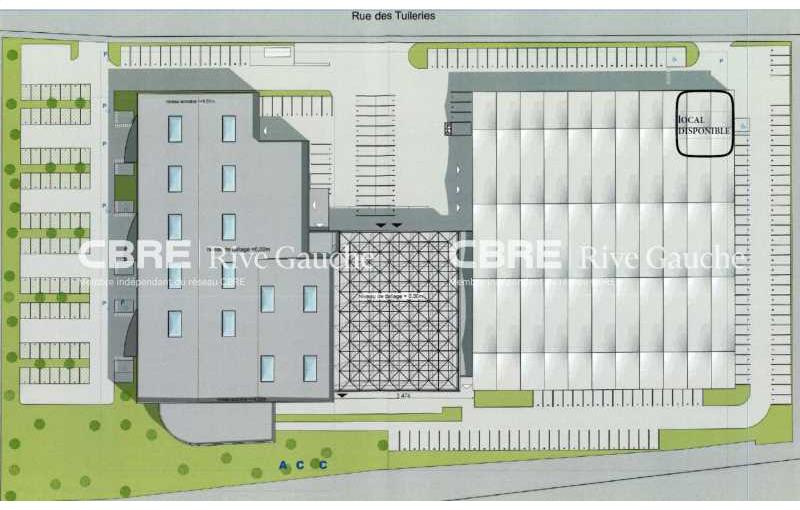 Location de local commercial de 220 m² à Souffelweyersheim - 67460 plan - 1