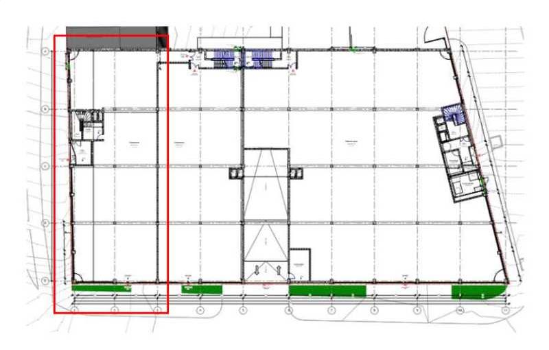 Location de local commercial de 550 m² à Stains - 93240 plan - 1