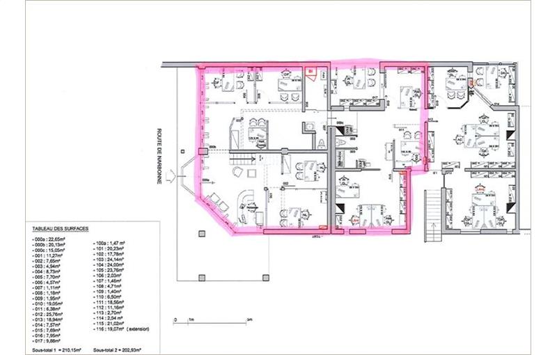 Location de local commercial de 195 m² à Toulouse - 31000 plan - 1