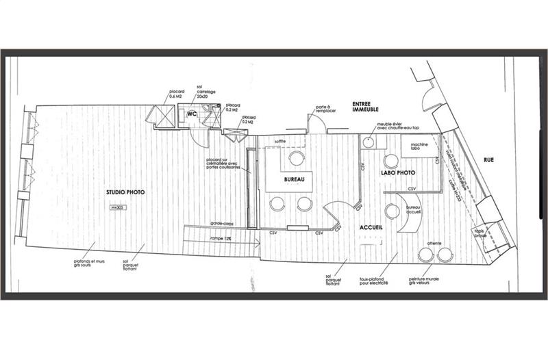 Location de local commercial de 96 m² à Toulouse - 31000 plan - 1