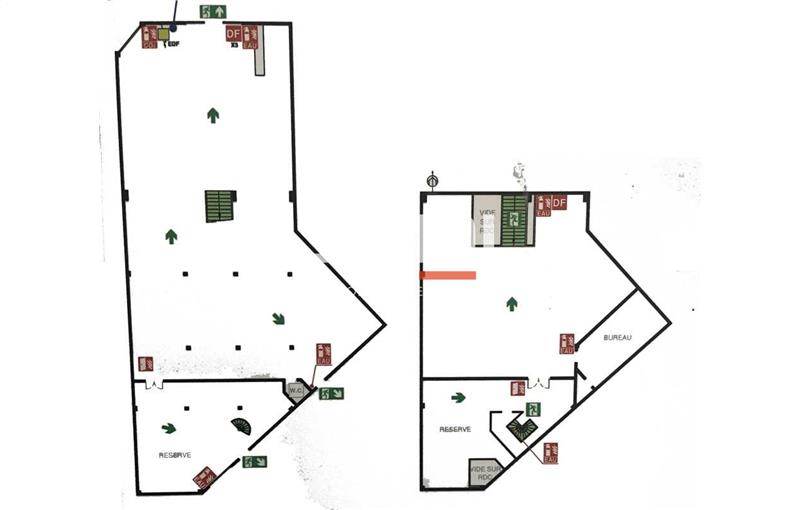 Location de local commercial de 880 m² à Valence - 26000 plan - 1