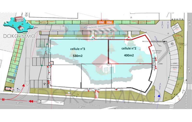 Location de local commercial de 530 m² à Wittenheim - 68270 plan - 1