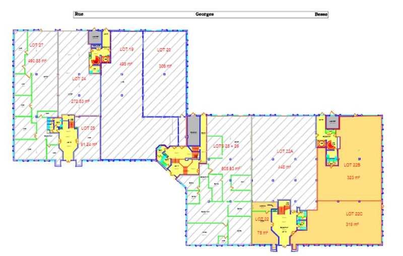 Location d'entrepôt de 2 488 m² à Antony - 92160 plan - 1