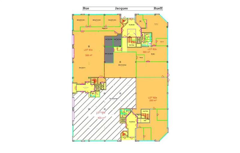 Location d'entrepôt de 2 961 m² à Antony - 92160 plan - 1