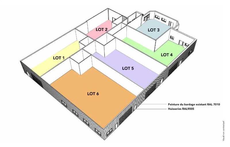 Location d'entrepôt de 155 m² à Arnas - 69400 plan - 1