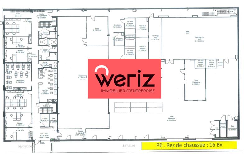 Location d'entrepôt de 2 300 m² à Aubagne - 13400 plan - 1