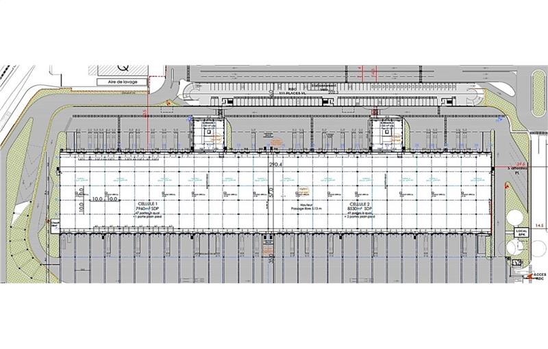 Location d'entrepôt de 34 667 m² à Aulnay-sous-Bois - 93600 plan - 1