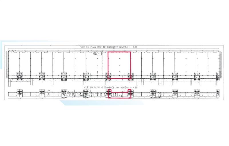 Location d'entrepôt de 2 321 m² à Aulnay-sous-Bois - 93600 plan - 1