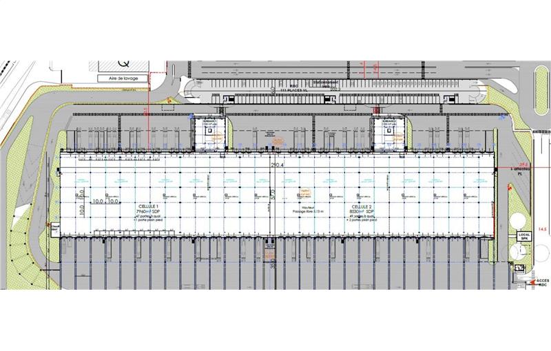 Location d'entrepôt de 34 667 m² à Aulnay-sous-Bois - 93600 plan - 1