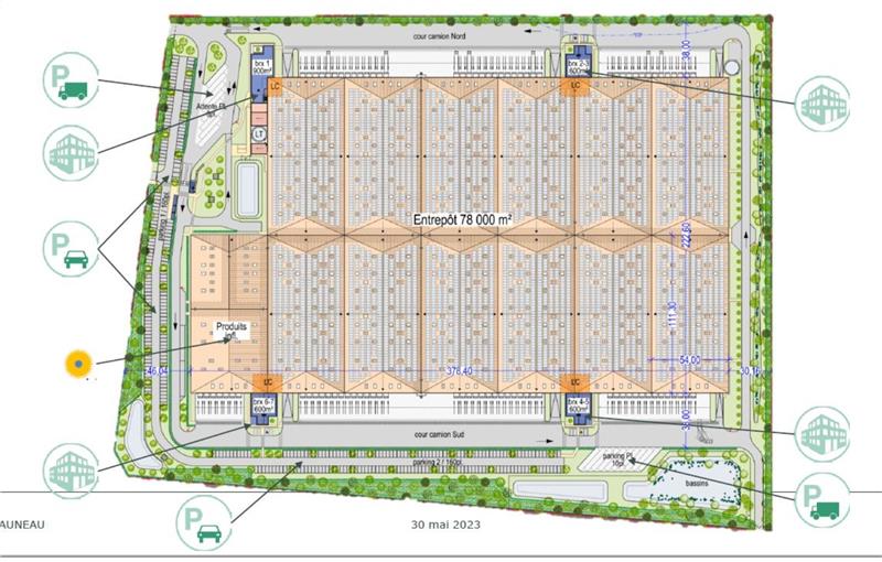 Location d'entrepôt de 81 727 m² à Auneau-Bleury-Saint-Symphorien - 28700 plan - 1