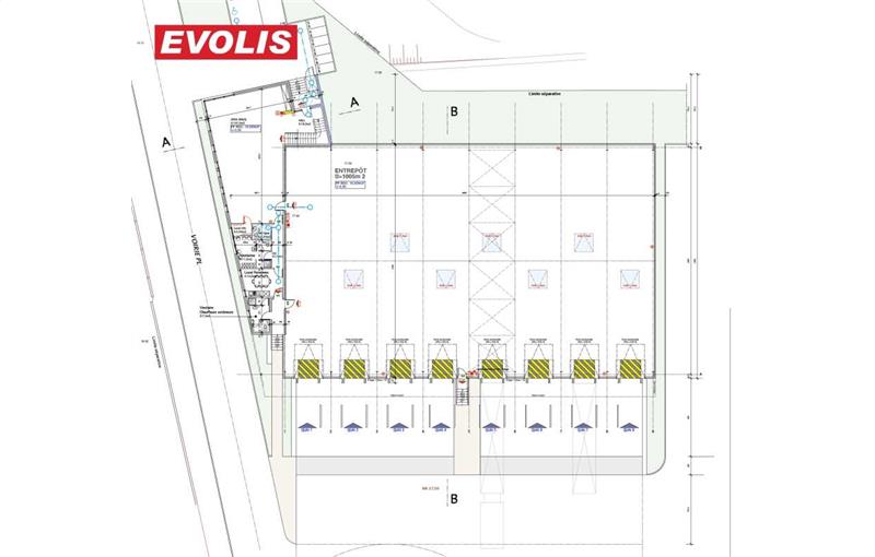 Location d'entrepôt de 1 344 m² à Avignon - 84000 plan - 1