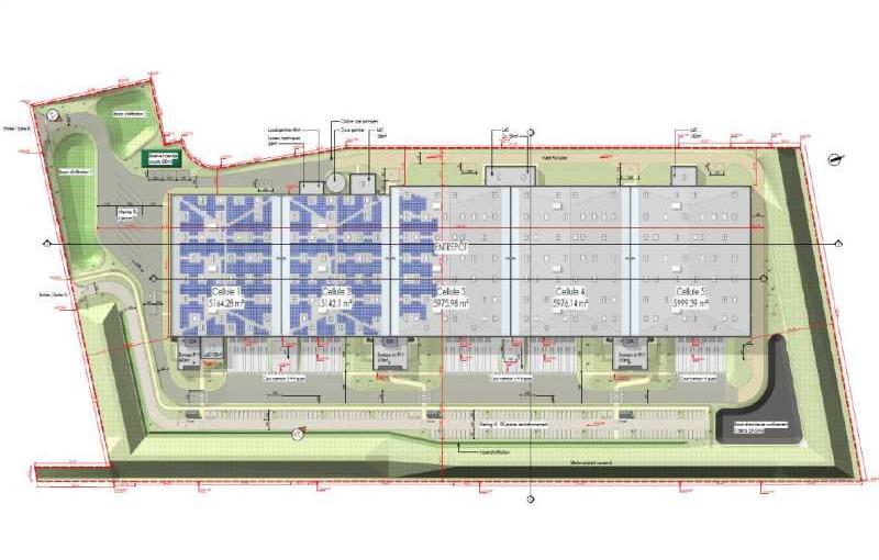 Location d'entrepôt de 11 140 m² à Bain-de-Bretagne - 35470 plan - 1